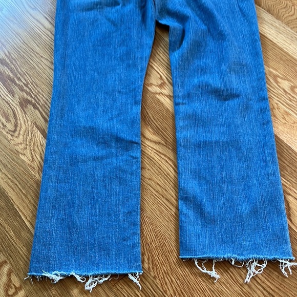 NWT Mother Pixie Dazzler Ankle Fray Beginner’s Luck Size 32 - Picture 16 of 16